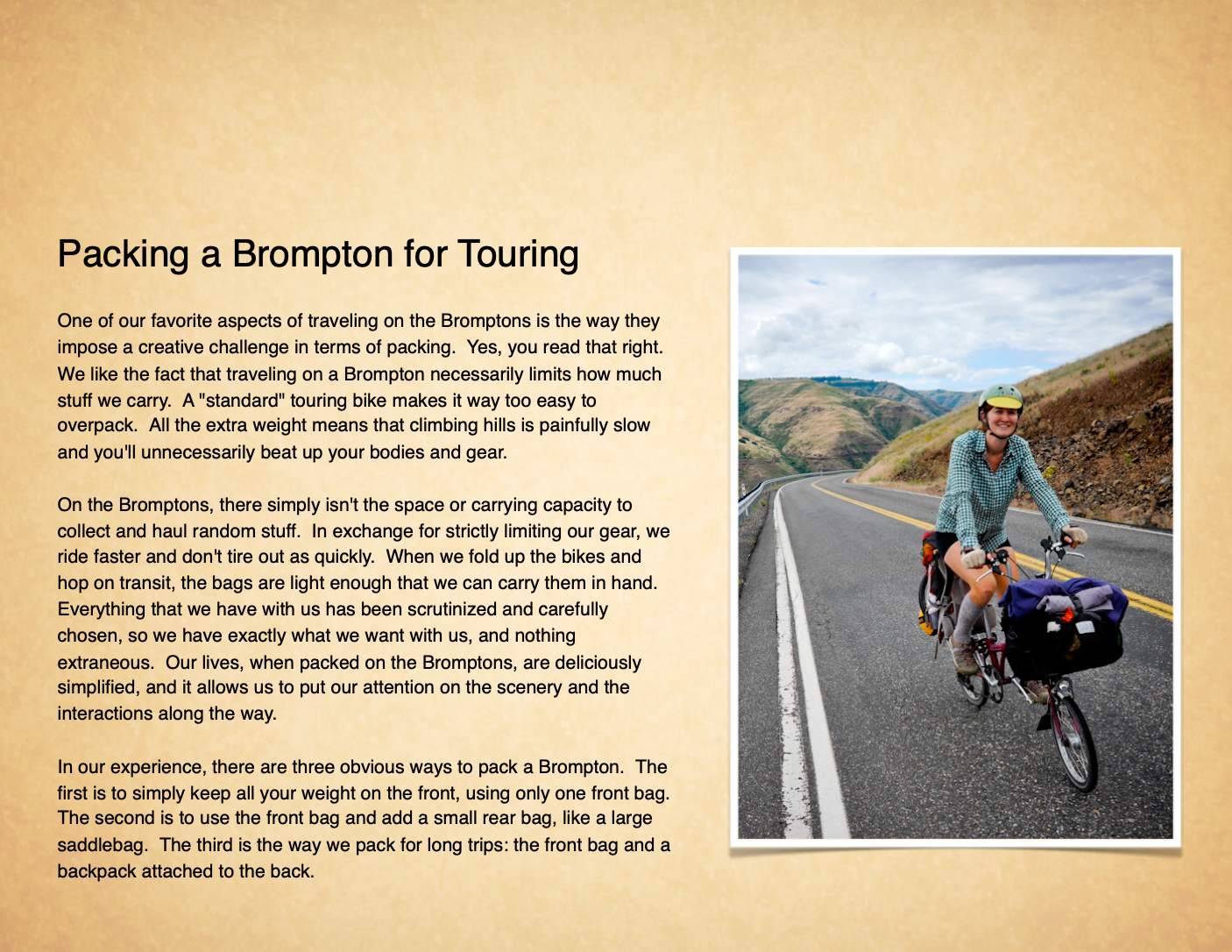 The Unauthorized Brompton Touring Guide (PDF ebook)