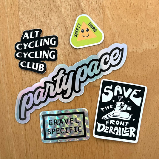 Alt Cycling Starter Pack (5 Stickers)