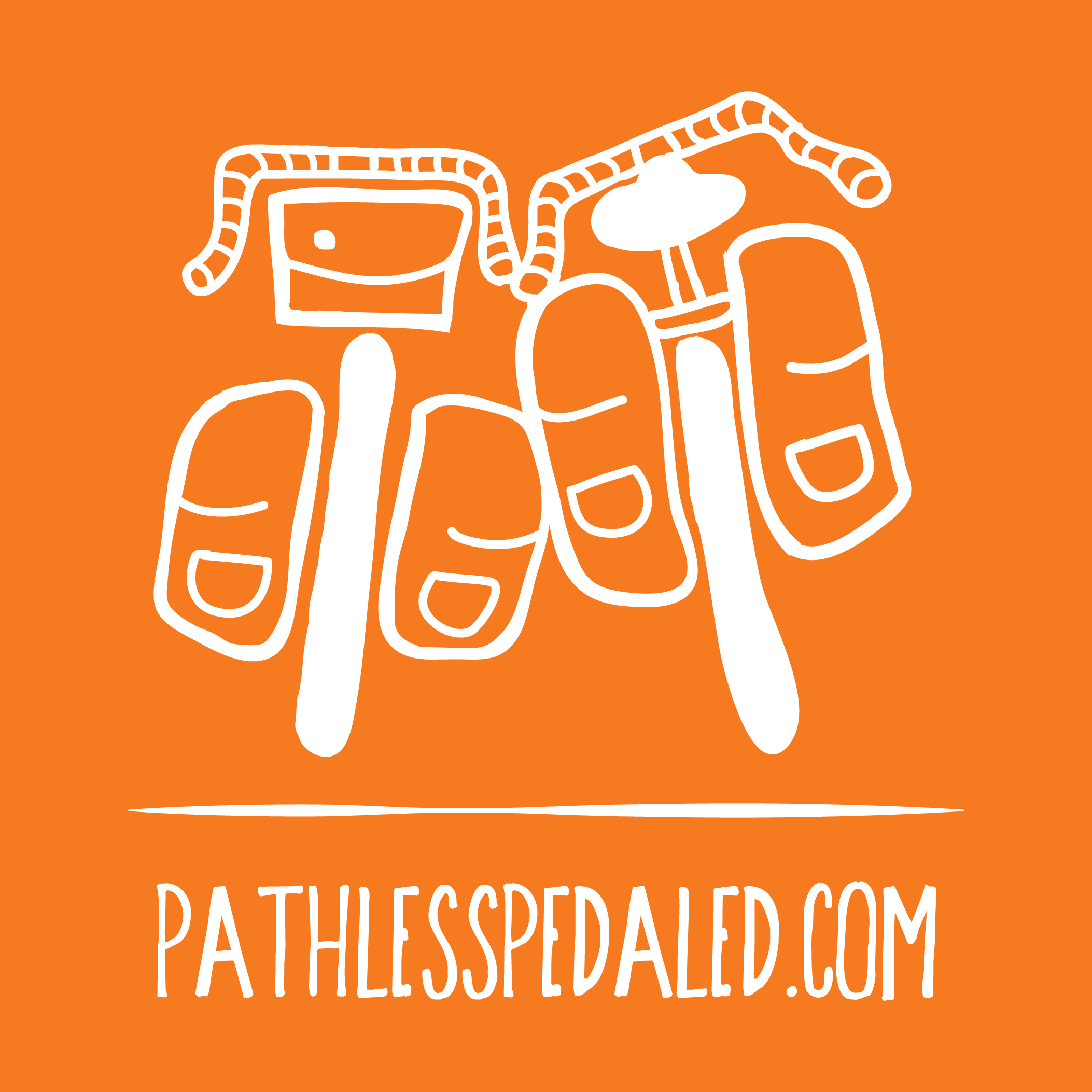 pedaled logo The Home of #PartyPace Cycling – pathlesspedaled