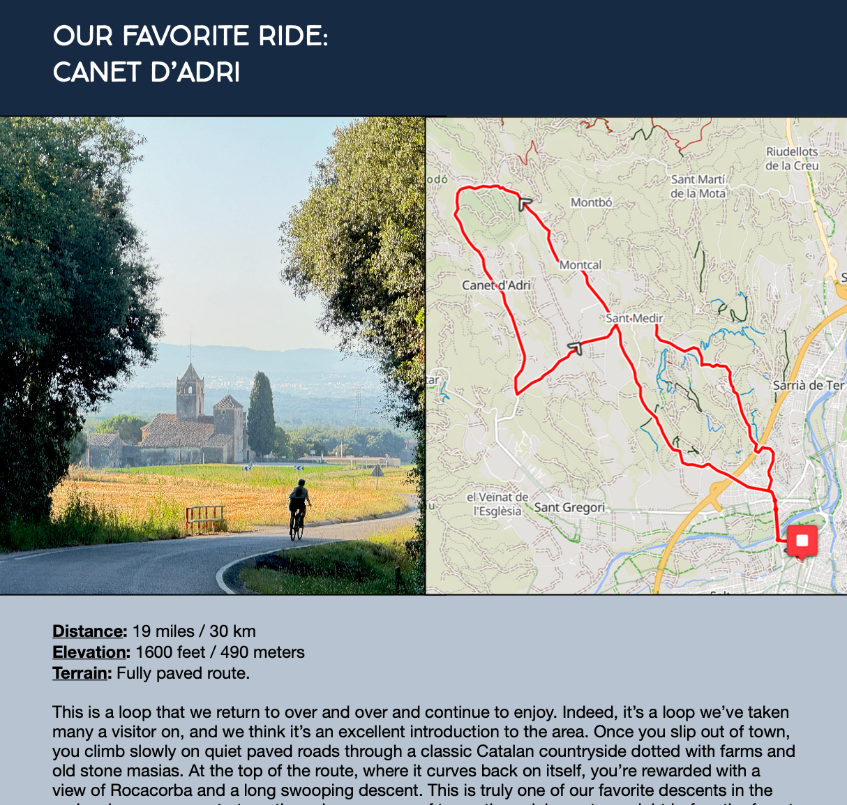 Girona PARTYPACE™ Ride Guide