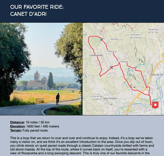 Girona PARTYPACE™ Ride Guide