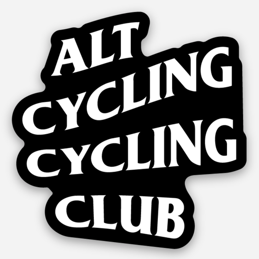 Alt Cycling Cycling Club Stickers