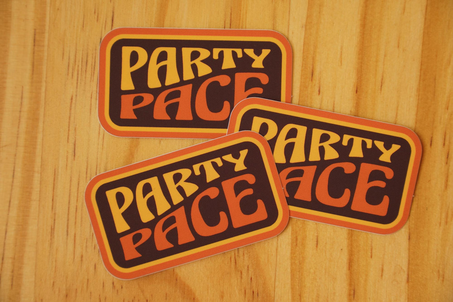 Groovy Party Pace™ Stickers V2 (3 Stickers)