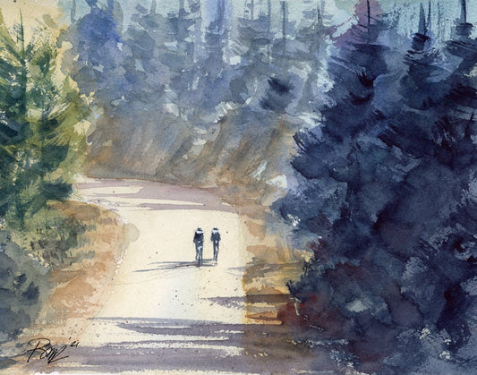 A Sunday Spin (11x14 Giclee Print)